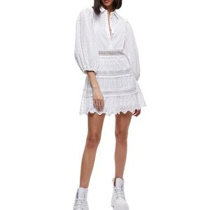 ALICE + OLIVIA
Blakesley Jacquard Mini Dress